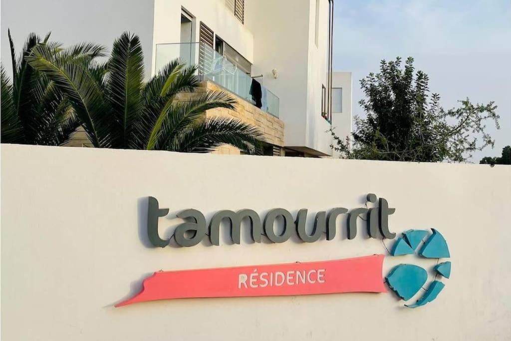 Luxurious Golf & Sea View Beach Apartment With Pool Access - Tamourrit, Taghazout Bay Buitenkant foto