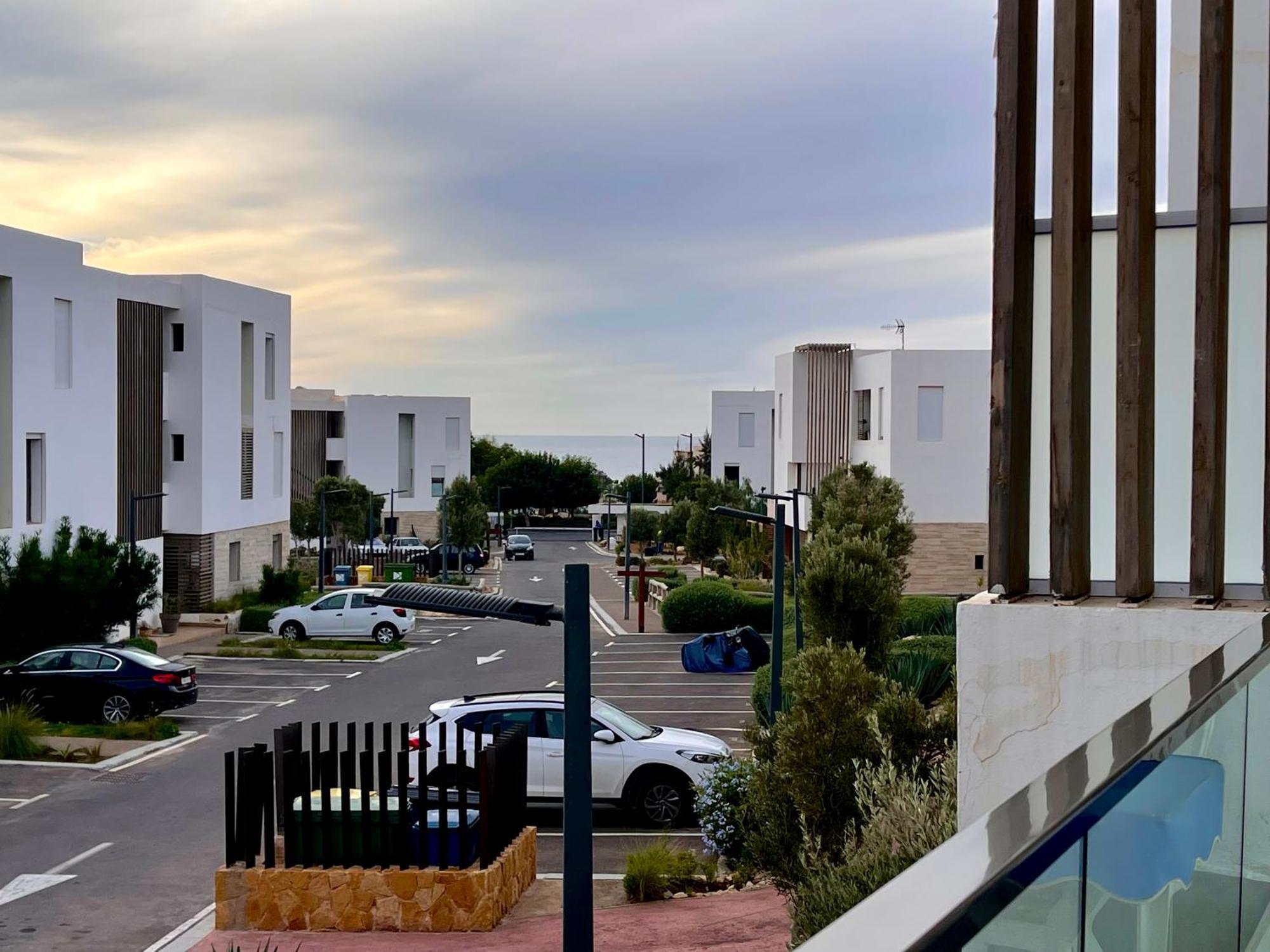 Luxurious Golf & Sea View Beach Apartment With Pool Access - Tamourrit, Taghazout Bay Buitenkant foto