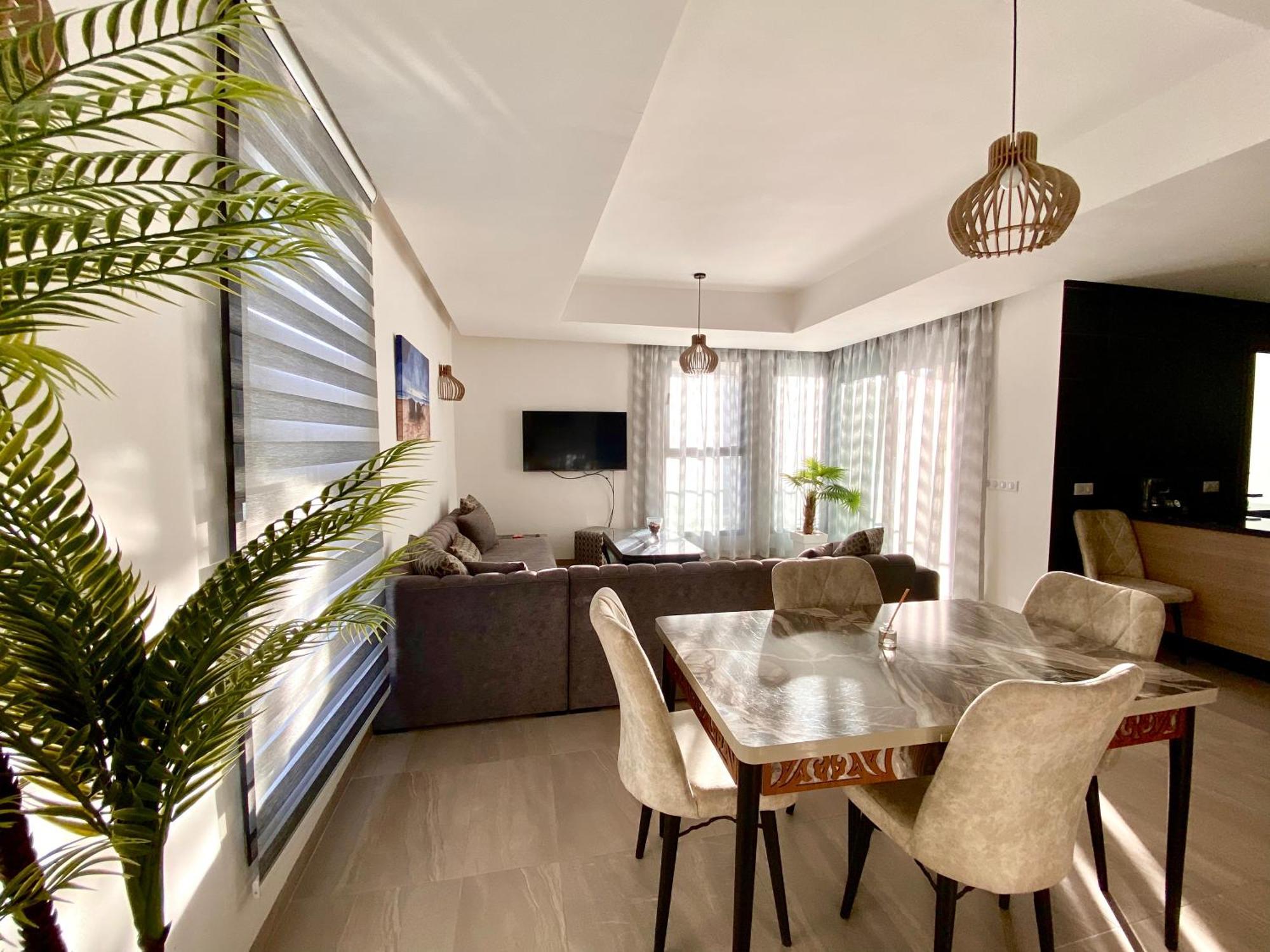 Luxurious Golf & Sea View Beach Apartment With Pool Access - Tamourrit, Taghazout Bay Buitenkant foto