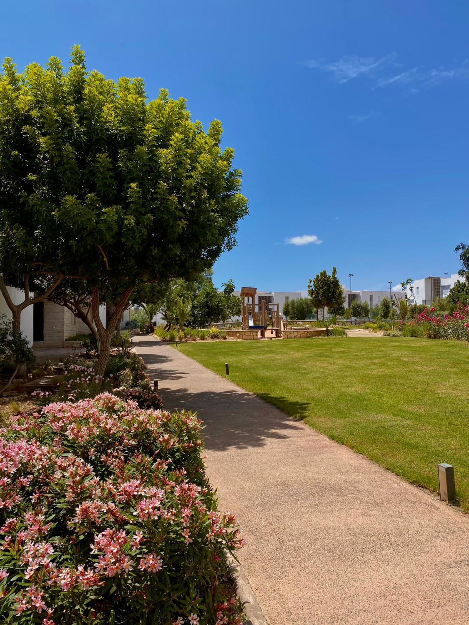 Luxurious Golf & Sea View Beach Apartment With Pool Access - Tamourrit, Taghazout Bay Buitenkant foto